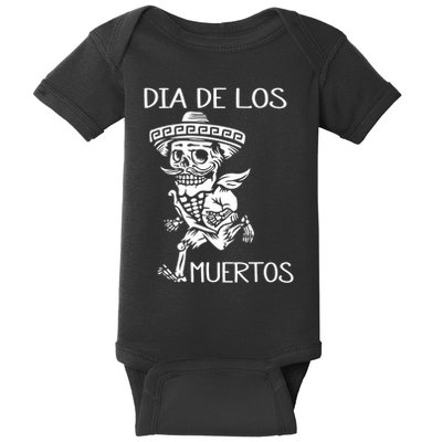 Dia De Los Muertos Funny Day Of The Dead Hanging Skulls Baby Bodysuit