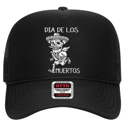 Dia De Los Muertos Funny Day Of The Dead Hanging Skulls Trucker Hat
