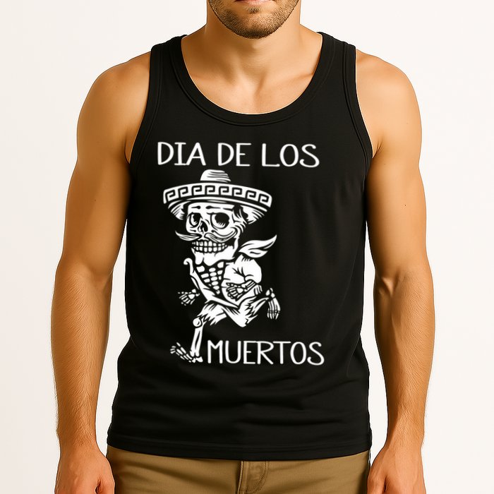 Dia De Los Muertos Funny Day Of The Dead Hanging Skulls Tank Top