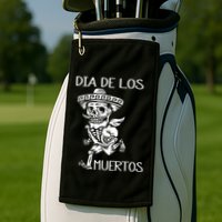 Dia De Los Muertos Funny Day Of The Dead Hanging Skulls Golf Towel