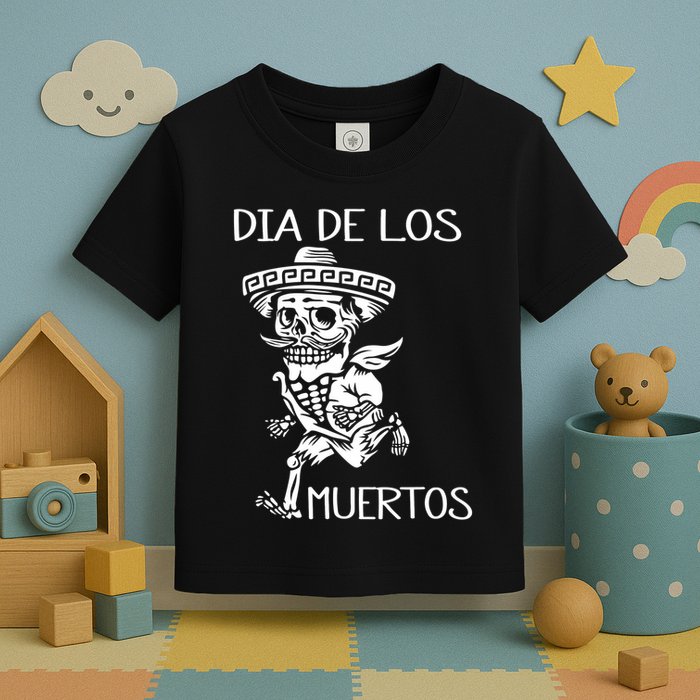 Dia De Los Muertos Funny Day Of The Dead Hanging Skulls Toddler T-Shirt