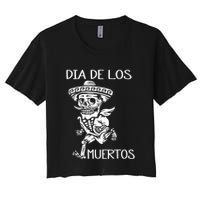 Dia De Los Muertos Funny Day Of The Dead Hanging Skulls Crop Top