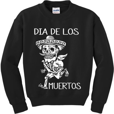 Dia De Los Muertos Funny Day Of The Dead Hanging Skulls Kids Sweatshirt