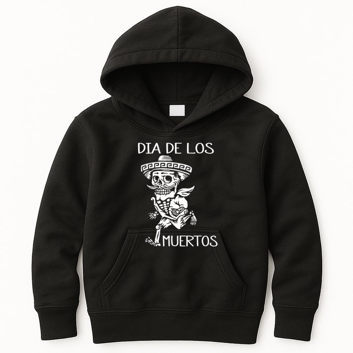 Dia De Los Muertos Funny Day Of The Dead Hanging Skulls Kids Hoodie