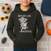 Dia De Los Muertos Funny Day Of The Dead Hanging Skulls Kids Hoodie