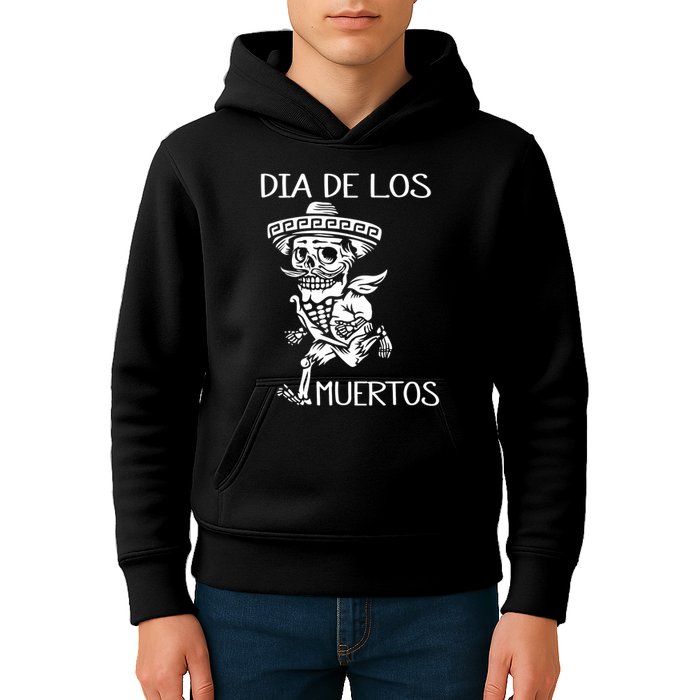 Dia De Los Muertos Funny Day Of The Dead Hanging Skulls Kids Hoodie