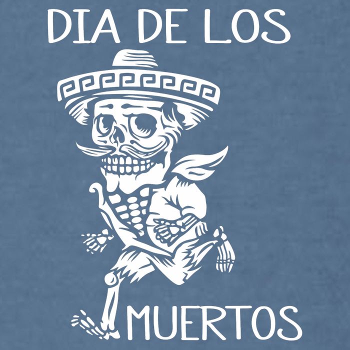 Dia De Los Muertos Funny Day Of The Dead Hanging Skulls Garment-Dyed Sweatshirt