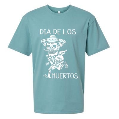 Dia De Los Muertos Funny Day Of The Dead Hanging Skulls Sueded Cloud Jersey T-Shirt