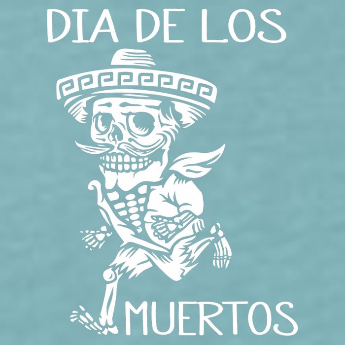 Dia De Los Muertos Funny Day Of The Dead Hanging Skulls Sueded Cloud Jersey T-Shirt