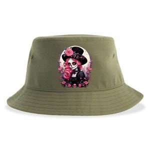 Dia De Los Muertos La Catrina Day Of The Dead Sustainable Bucket Hat