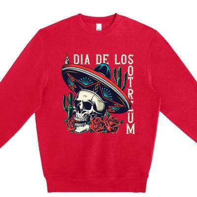 Dia De los Muertos Day of the Dead Mexican holiday Premium Crewneck Sweatshirt