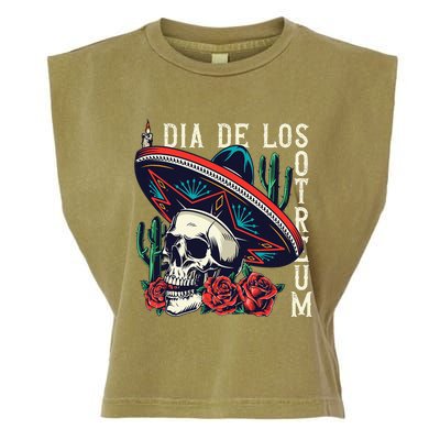 Dia De los Muertos Day of the Dead Mexican holiday Garment-Dyed Women's Muscle Tee