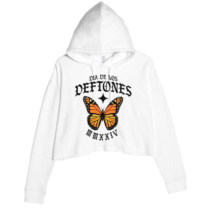 Dia De Los D.E.F.T.O.N.E.S Crop Fleece Hoodie