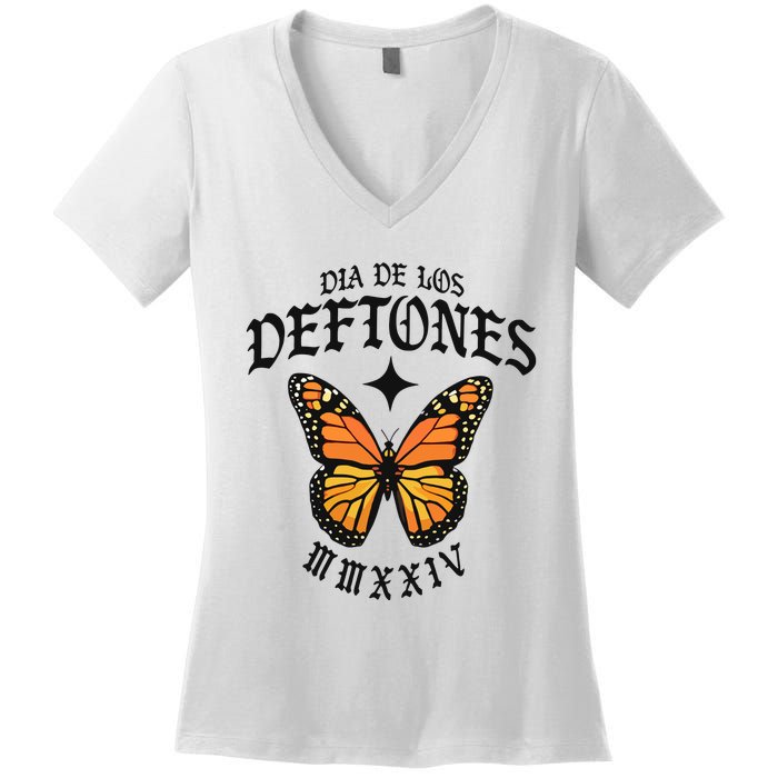 Dia De Los D.E.F.T.O.N.E.S Women's V-Neck T-Shirt