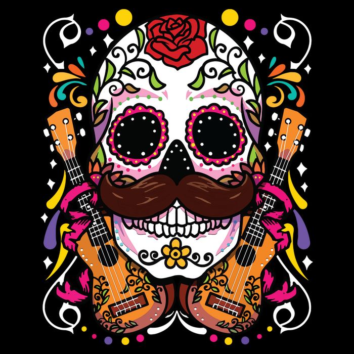 Dia De Los Muertos Cooling Performance Crew T-Shirt