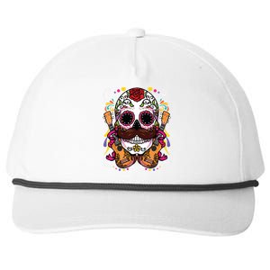 Dia De Los Muertos Snapback Five-Panel Rope Hat