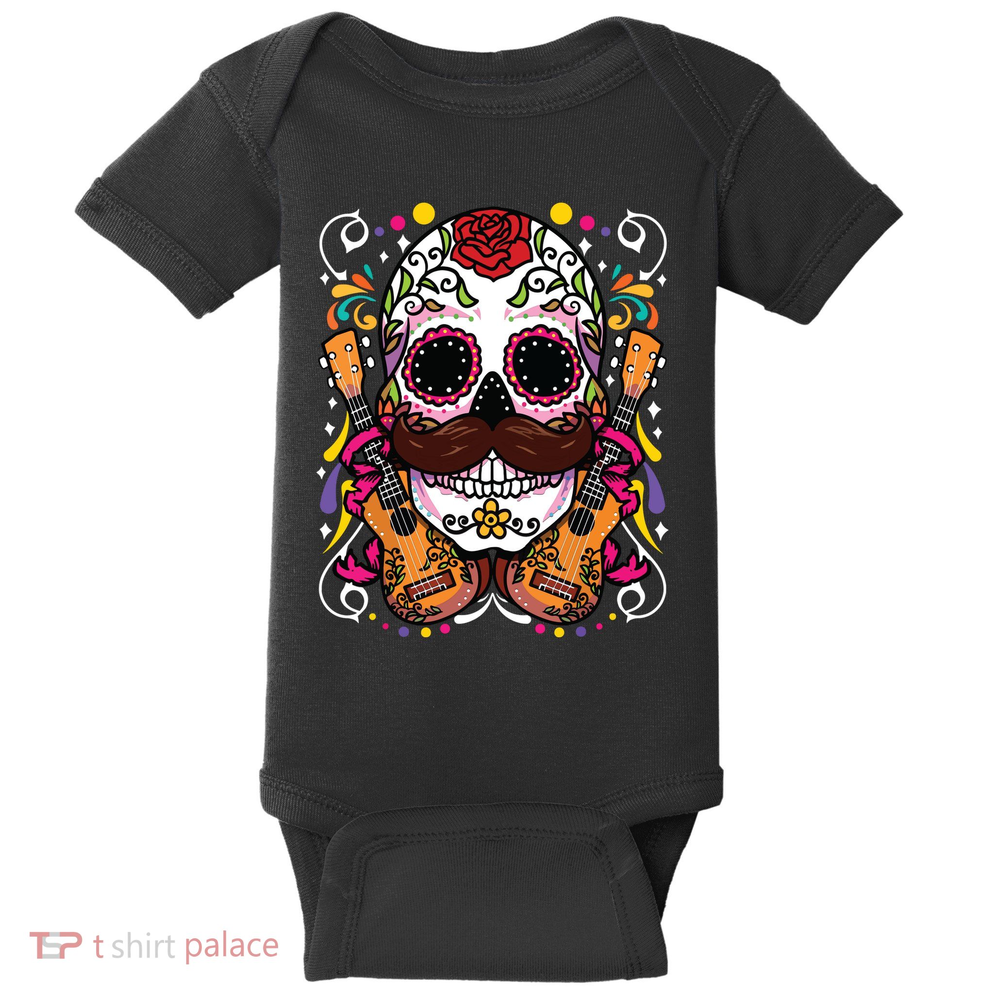 Dia De Los Muertos Baby Bodysuit