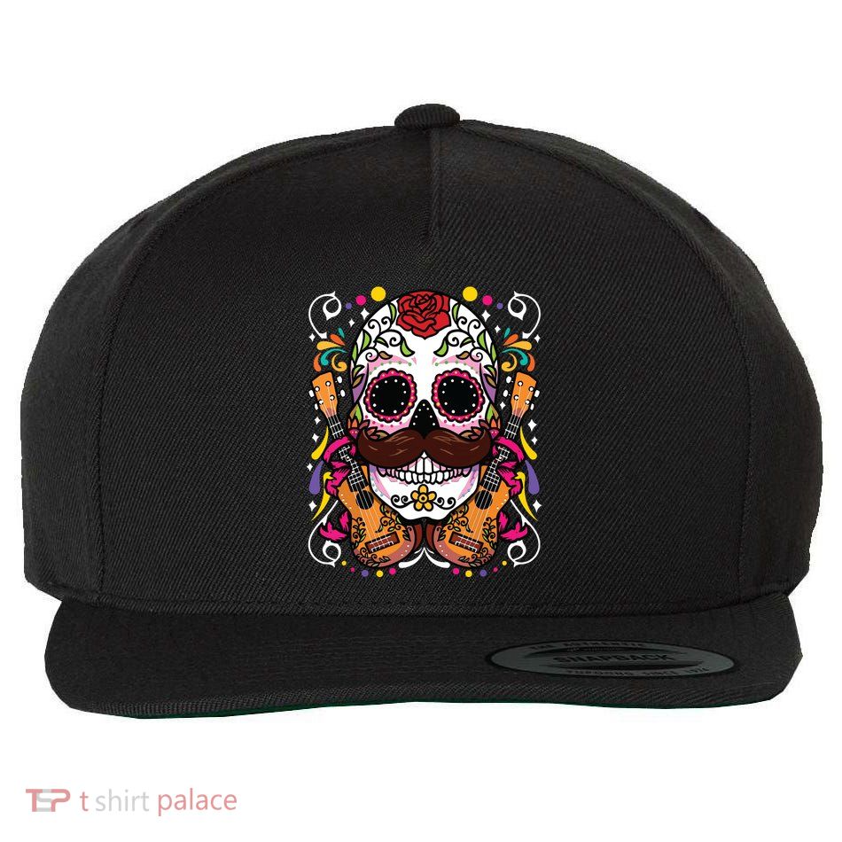 Dia De Los Muertos Wool Snapback Cap