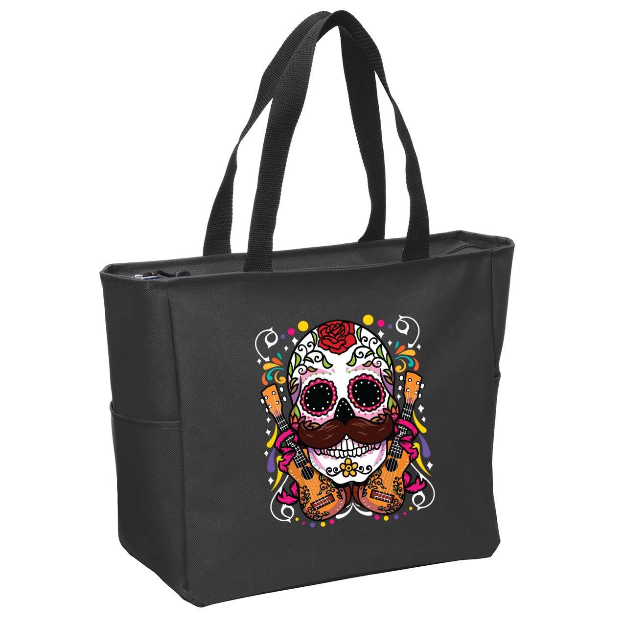 Dia De Los Muertos Zip Tote Bag