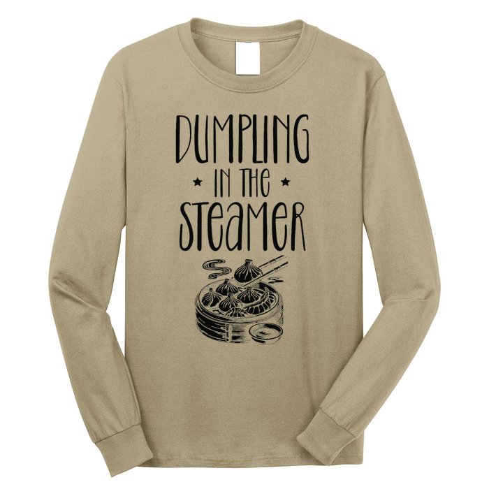 Dumpling Design Love Funny Pierogi Lover Dim Sum Long Sleeve Shirt