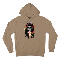 DíA De Los Muertos La Catrina Day Of The Dead Sugar Skull Hoodie