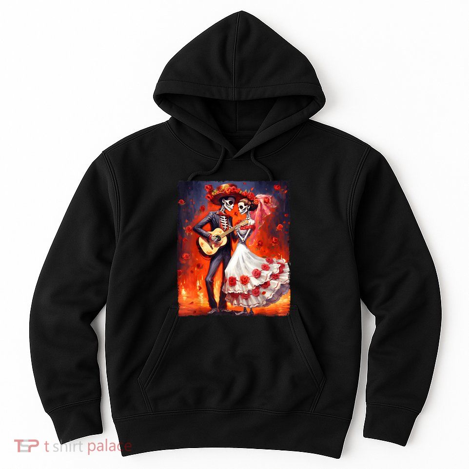 Dia De Los Muertos Skeletons Dancing Mexican Day Of The Dead Hoodie