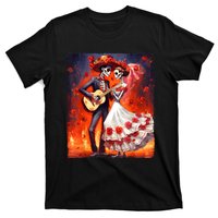 Dia De Los Muertos Skeletons Dancing Mexican Day Of The Dead T-Shirt