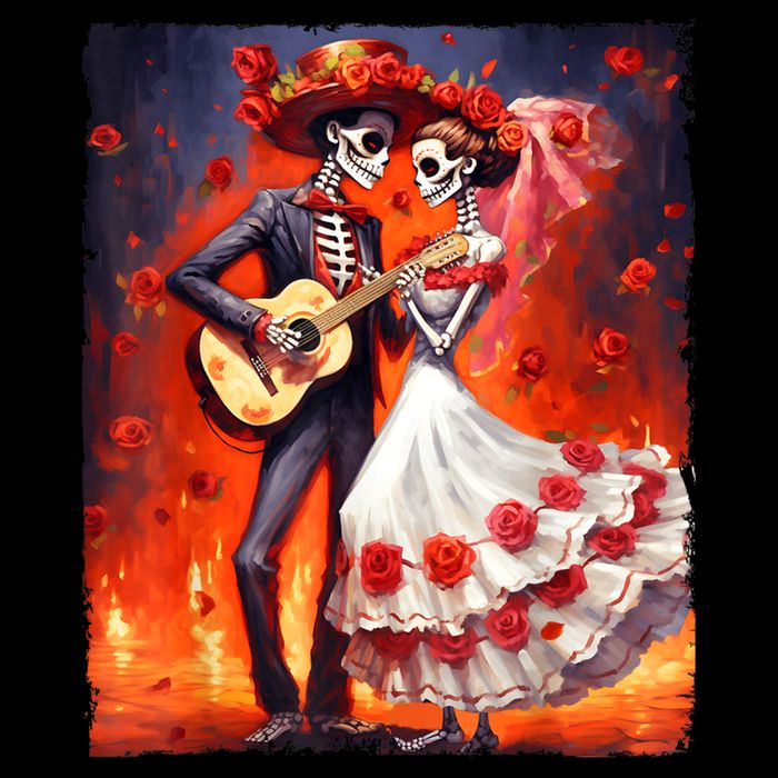 Dia De Los Muertos Skeletons Dancing Mexican Day Of The Dead Impact Tech Backpack