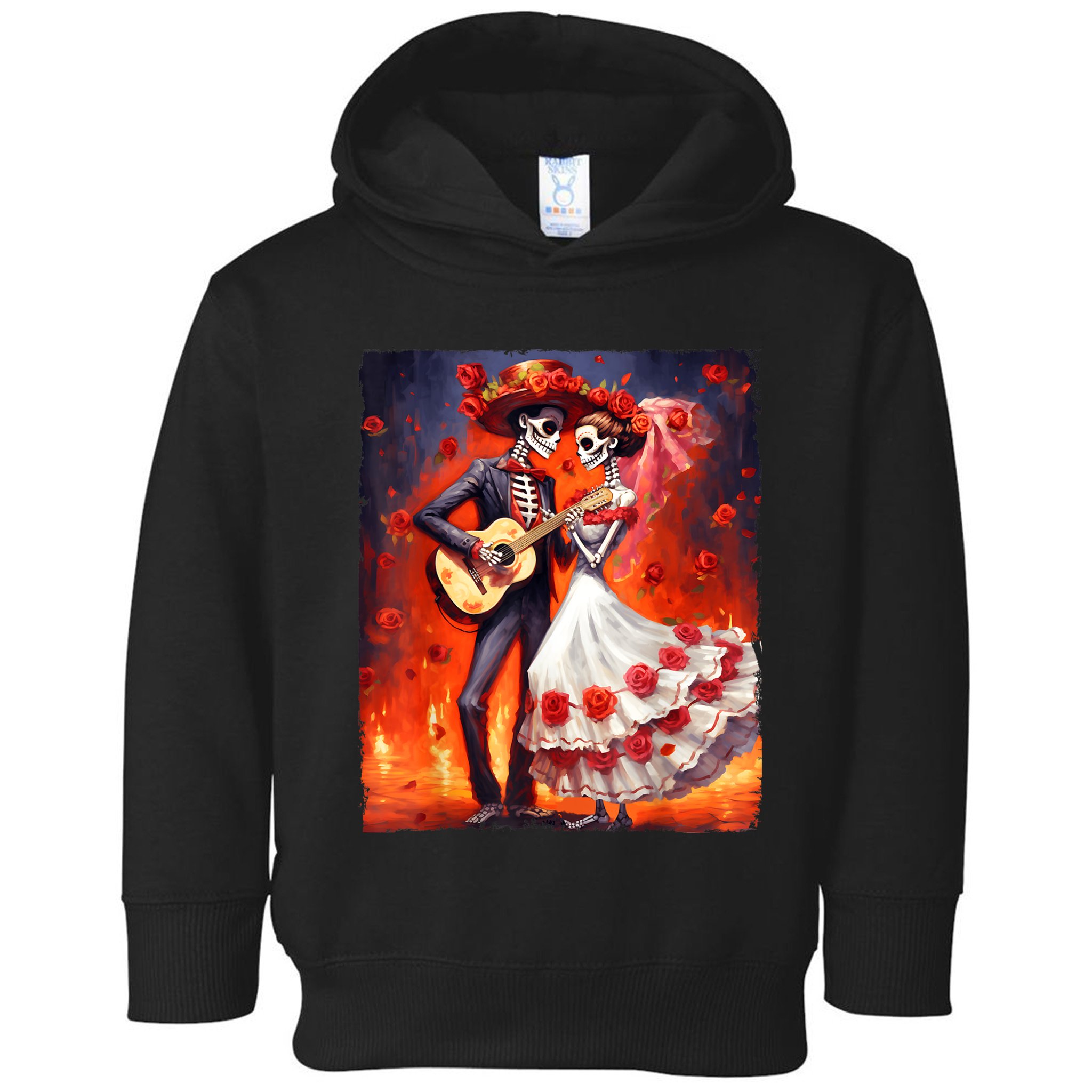 Dia De Los Muertos Skeletons Dancing Mexican Day Of The Dead Toddler Hoodie