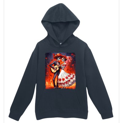 Dia De Los Muertos Skeletons Dancing Mexican Day Of The Dead Urban Pullover Hoodie