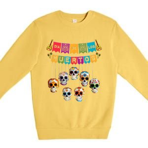 Dia De Los Muertos Mexican Day Of Death Premium Crewneck Sweatshirt