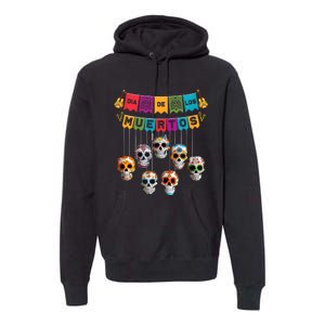 Dia De Los Muertos Mexican Day Of Death Premium Hoodie