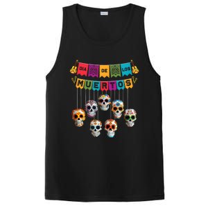 Dia De Los Muertos Mexican Day Of Death PosiCharge Competitor Tank