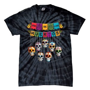 Dia De Los Muertos Mexican Day Of Death Tie-Dye T-Shirt