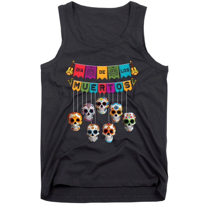 Dia De Los Muertos Mexican Day Of Death Tank Top