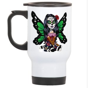 DíA De Los Muertos La Catrina Day Of The Dead Sugar Skull Stainless Steel Travel Mug