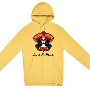 Dia De Los Muertos Day Of The Dead Festive Premium Pullover Hoodie