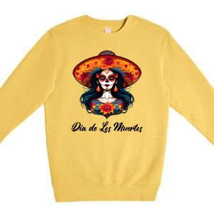 Dia De Los Muertos Day Of The Dead Festive Premium Crewneck Sweatshirt