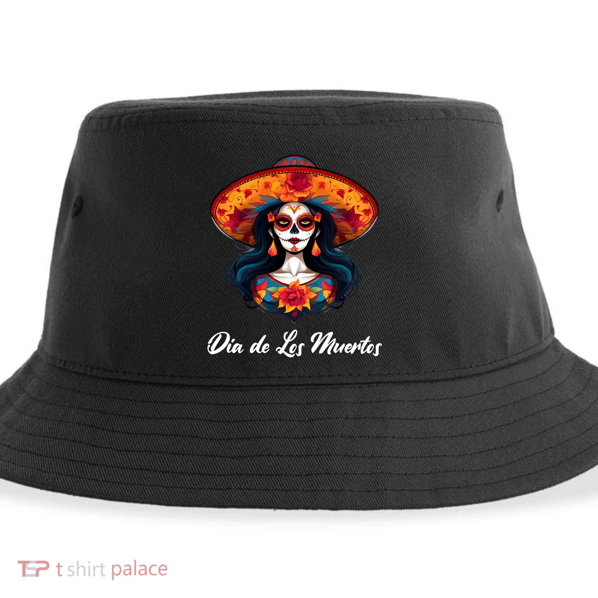Dia De Los Muertos Day Of The Dead Festive Sustainable Bucket Hat