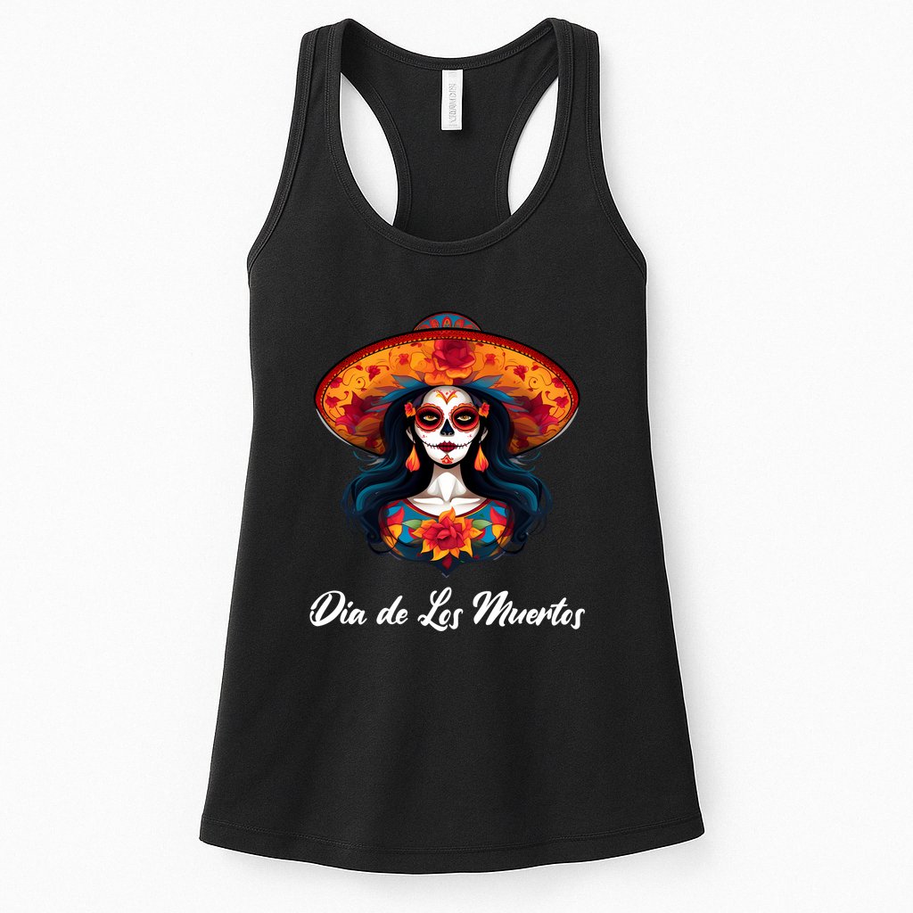 Dia De Los Muertos Day Of The Dead Festive Womens Tank Top