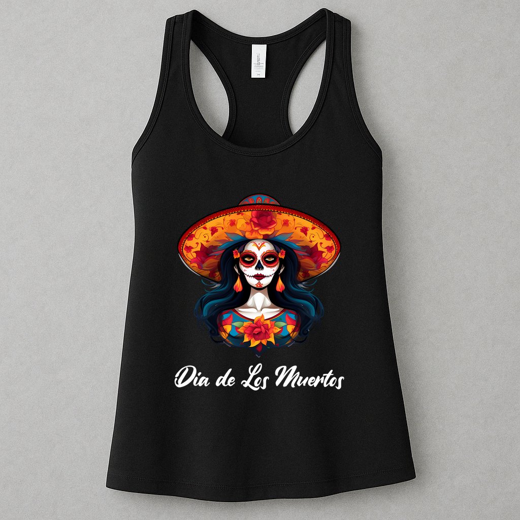 Dia De Los Muertos Day Of The Dead Festive Womens Tank Top