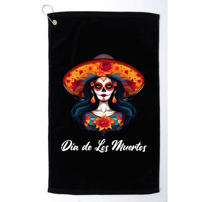 Dia De Los Muertos Day Of The Dead Festive Golf Towel