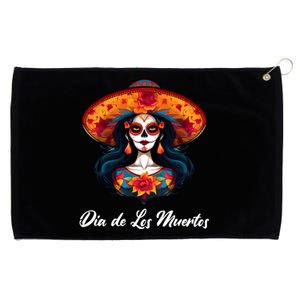 Dia De Los Muertos Day Of The Dead Festive Grommeted Golf Towel