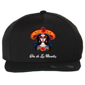 Dia De Los Muertos Day Of The Dead Festive Wool Snapback Cap