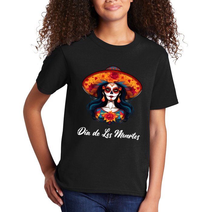 Dia De Los Muertos Day Of The Dead Festive Kids T-Shirt