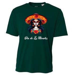 Dia De Los Muertos Day Of The Dead Festive Cooling Performance Crew T-Shirt