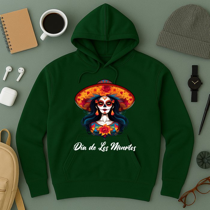 Dia De Los Muertos Day Of The Dead Festive Hoodie