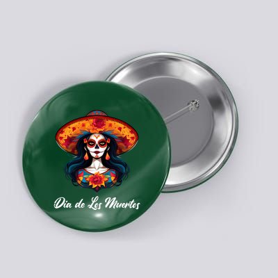 Dia De Los Muertos Day Of The Dead Festive Button