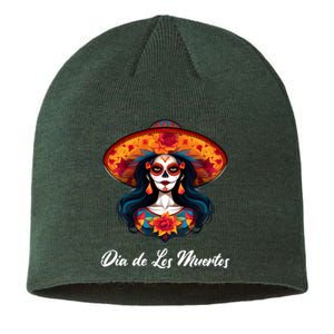 Dia De Los Muertos Day Of The Dead Festive Sustainable Beanie