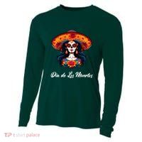 Dia De Los Muertos Day Of The Dead Festive Cooling Performance Long Sleeve Crew